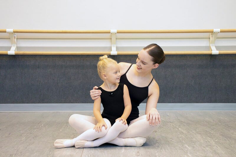 Dance class in session