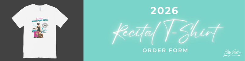 Recital t-shirt pre-order